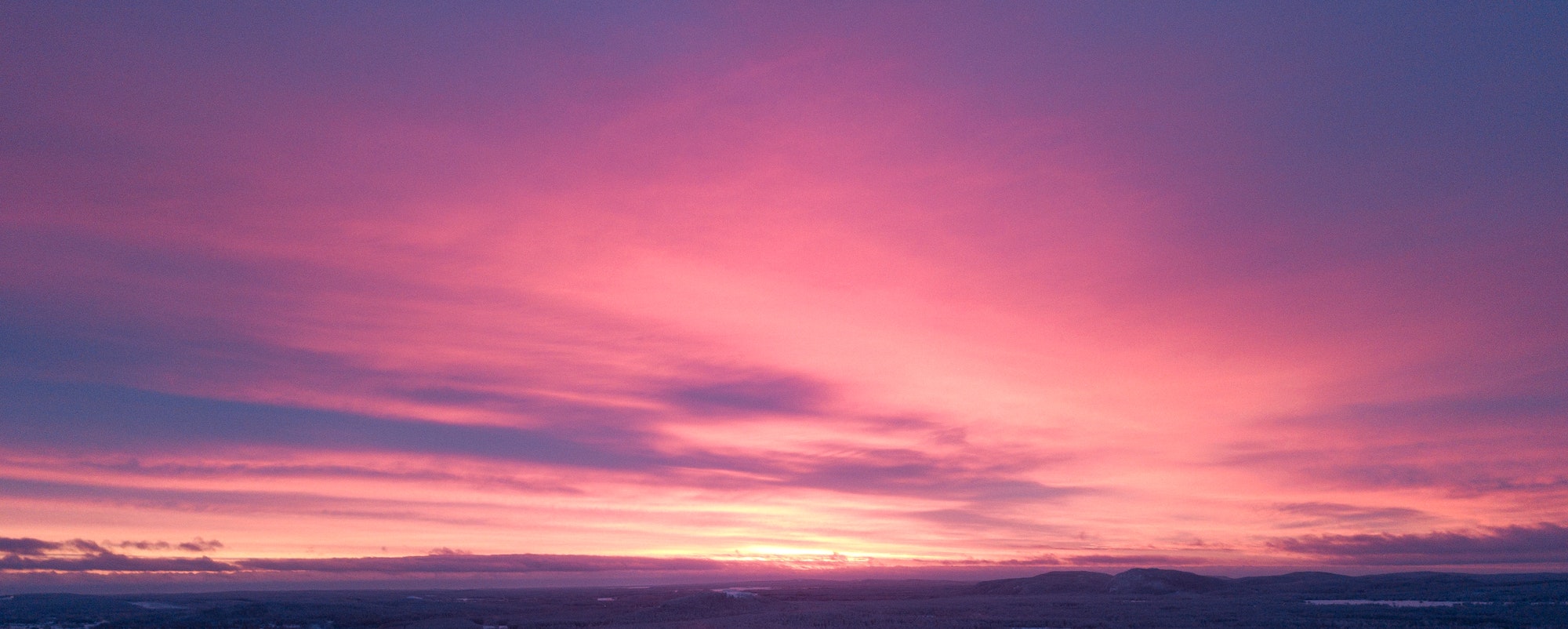 Pink Polar stratospheric clouds