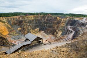 A copper mine in Falun Sweden