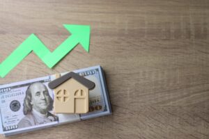 Property investment and inflation concept