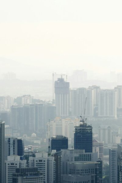City in air pollution